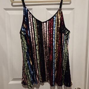 Torrid Multicolor Sequin Sophie Cami size 1